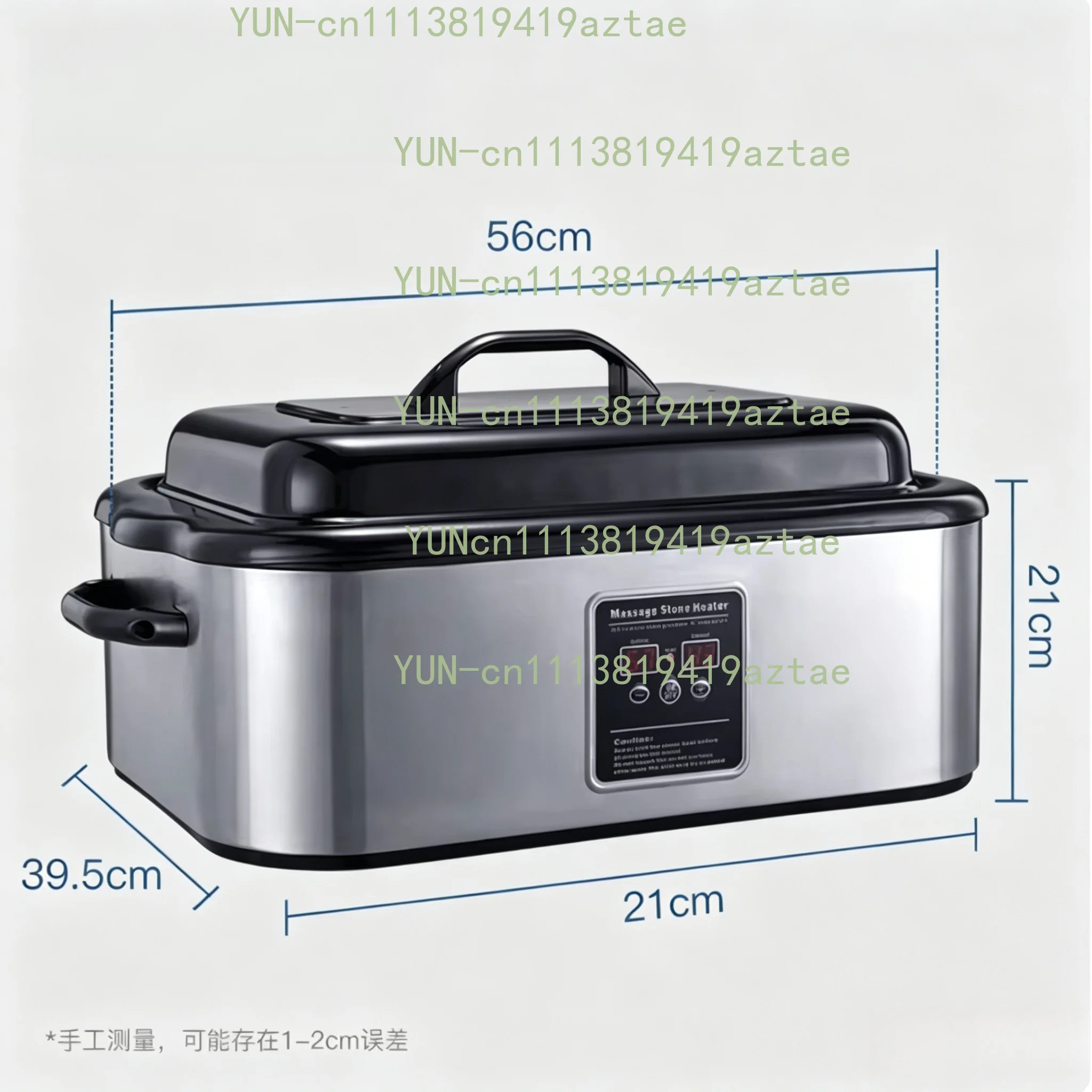 Digital Hot Stone Warmer Heater Pot, Touch Screen Constant Temperature Control for Massage Therapy Stones Heating