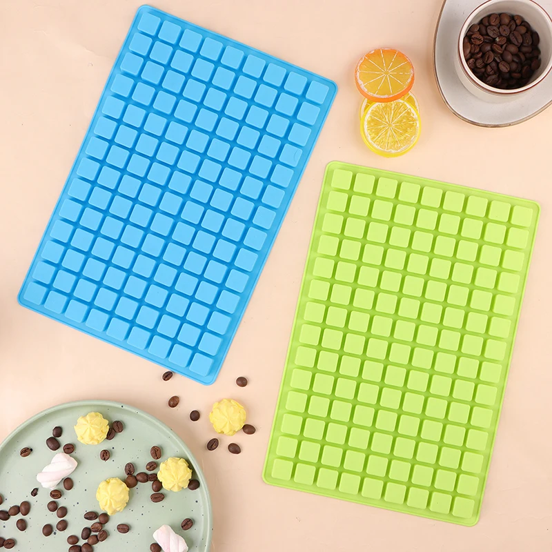 

126 Cavity Square Silicone Mold DIY Homemade Mini Candy Chocolate Gummy Ice Cube Jelly Baking Moulds Cake Decorating Tools