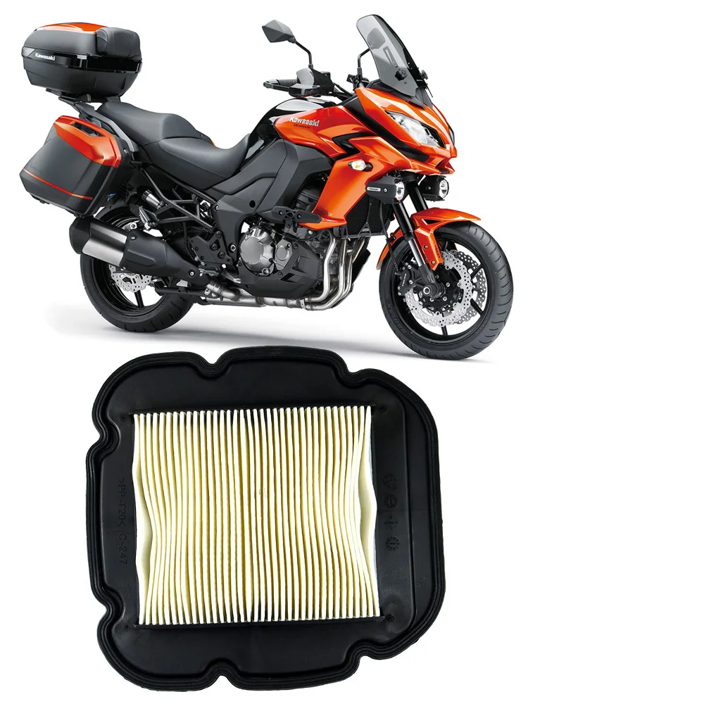 Motorcycle Air Filter And Oil Filter For Kawasaki  KLV1000  04-06 Suzuki DL650 V-Strom 2004-2021 DL1000 V-Strom 2002-2010