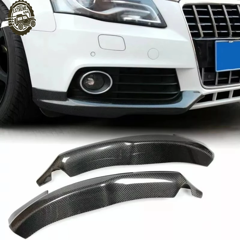 Carbon Fiber Auto Parts Factory Customized Glossy Carbon Car Front Bumper Splitter Lip Spoiler for BMW Audi for Porsche for Benz