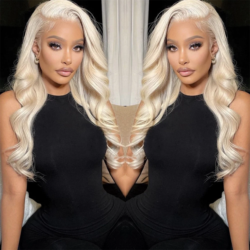 

613 Blonde Body Wave Hair Wig 13x4 13x6 Transparent Lace Frontal Wigs 100% Human Hair Wig 4x4 5x5 Lace Closure Wig For Women