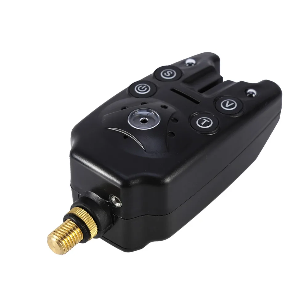 3PCS ABS Fishing Bite Alarm Adjustable Sensitivity Adjustable Volume Fishing Bite Alert LED Indicators Fishing Bite Indicators