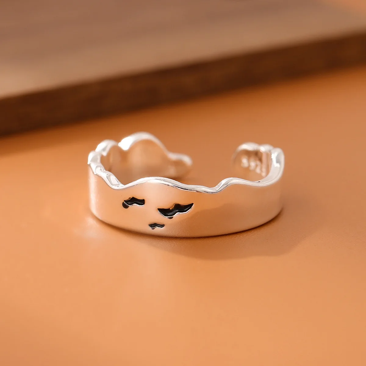 New Fashion Simple End Of The World Personality Seagull Sweet Bird Exquisite Opening Rings   R219