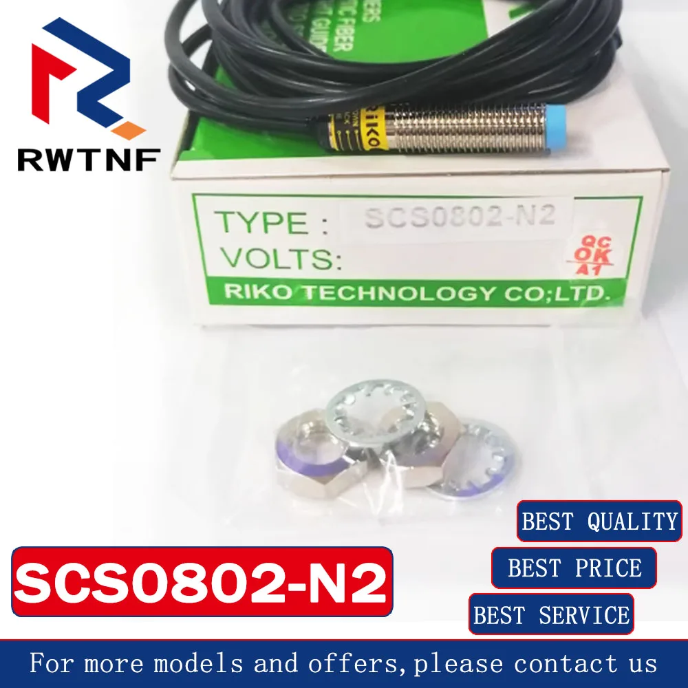 Brand New Genuine SCS0802-N2 RIKO Round proximity switch sensor