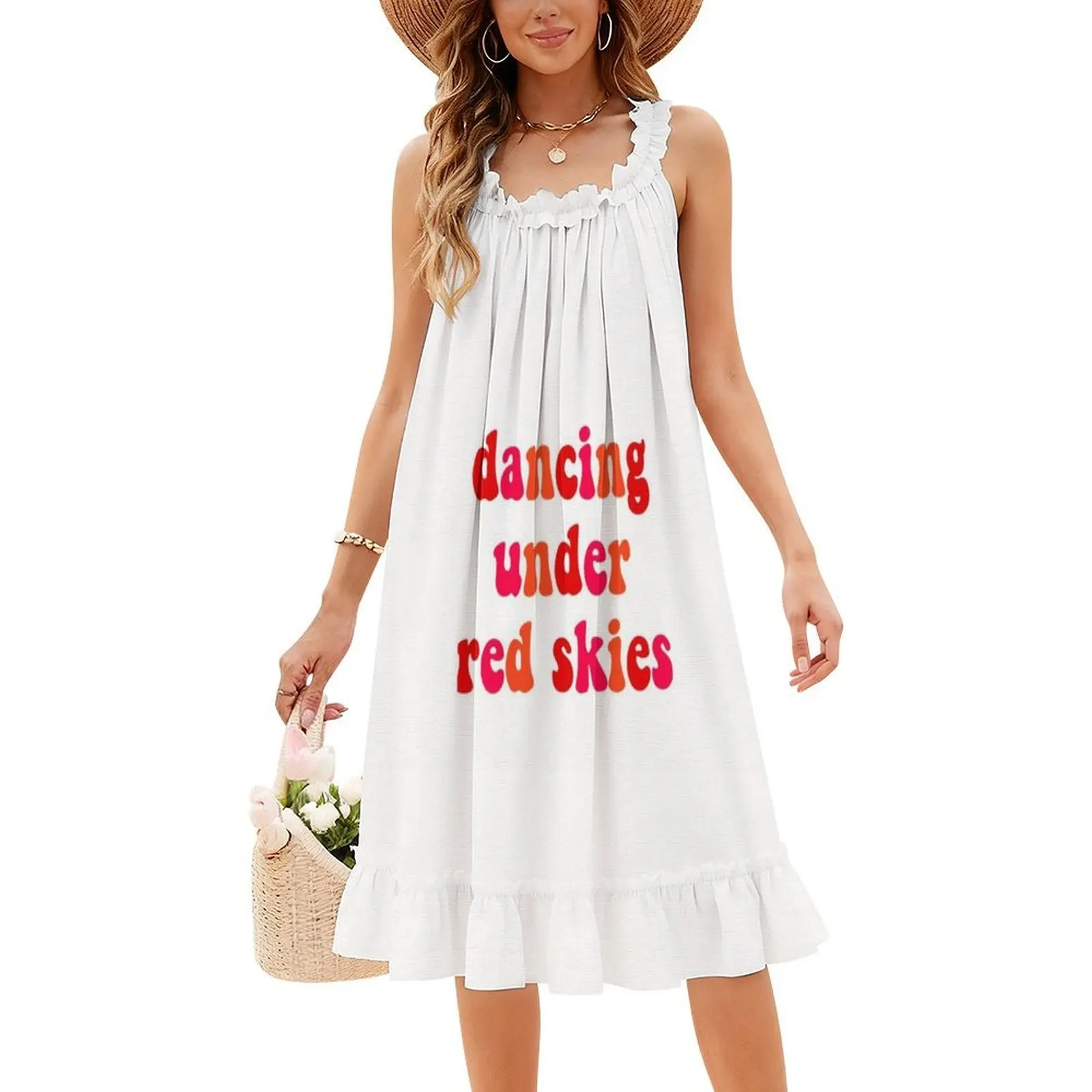 فستان بوهيمي عتيق تحت السماء الحمراء للرقص بأكمام منتفخة أو خيارات بدون أكمام للنساء فستان Dermot Kennedy Stuff الرائج