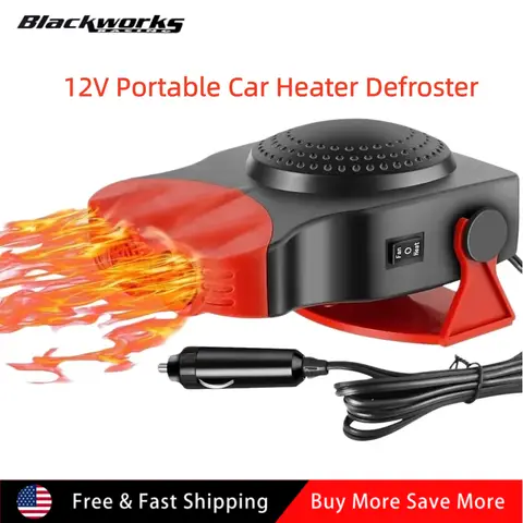 12V 150W Portable Electric Car Heater Heating Fan For In-car Camping & Caravanning Demisting or Defrosting