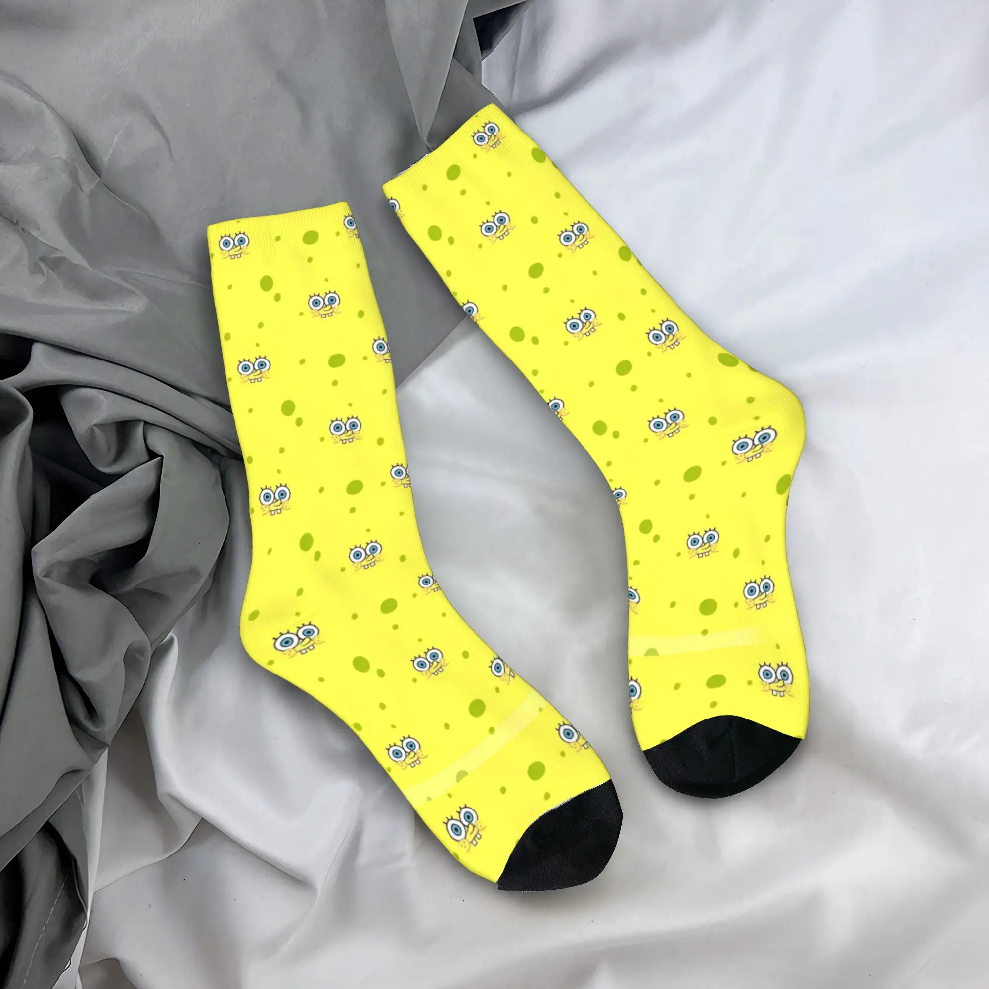 

Men's Socks 3D Funny Expression Face Stockings Spring Trendy Soft Socks Design Running Anti Bacterial Socks