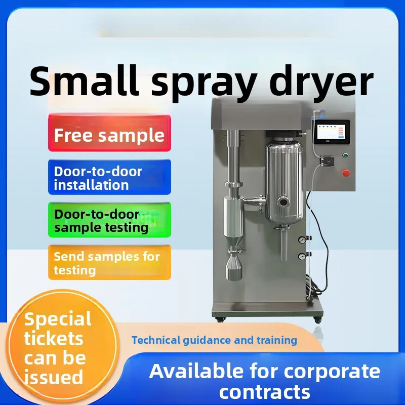 

Wholesale 2L Small Laboratory Dryer Water Solvent Food Pharmaceutical Ceramic Powder Micro Atomization Spray Maker