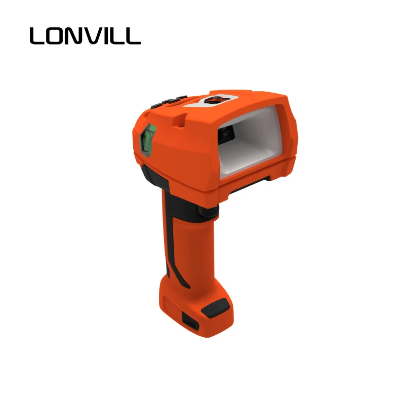 LONVILL Scanner de código de barras portátil Leitor DM industrial Ethernet Profinet TCP Modbus Leitores DPM Escáner sem fio com fio robusto