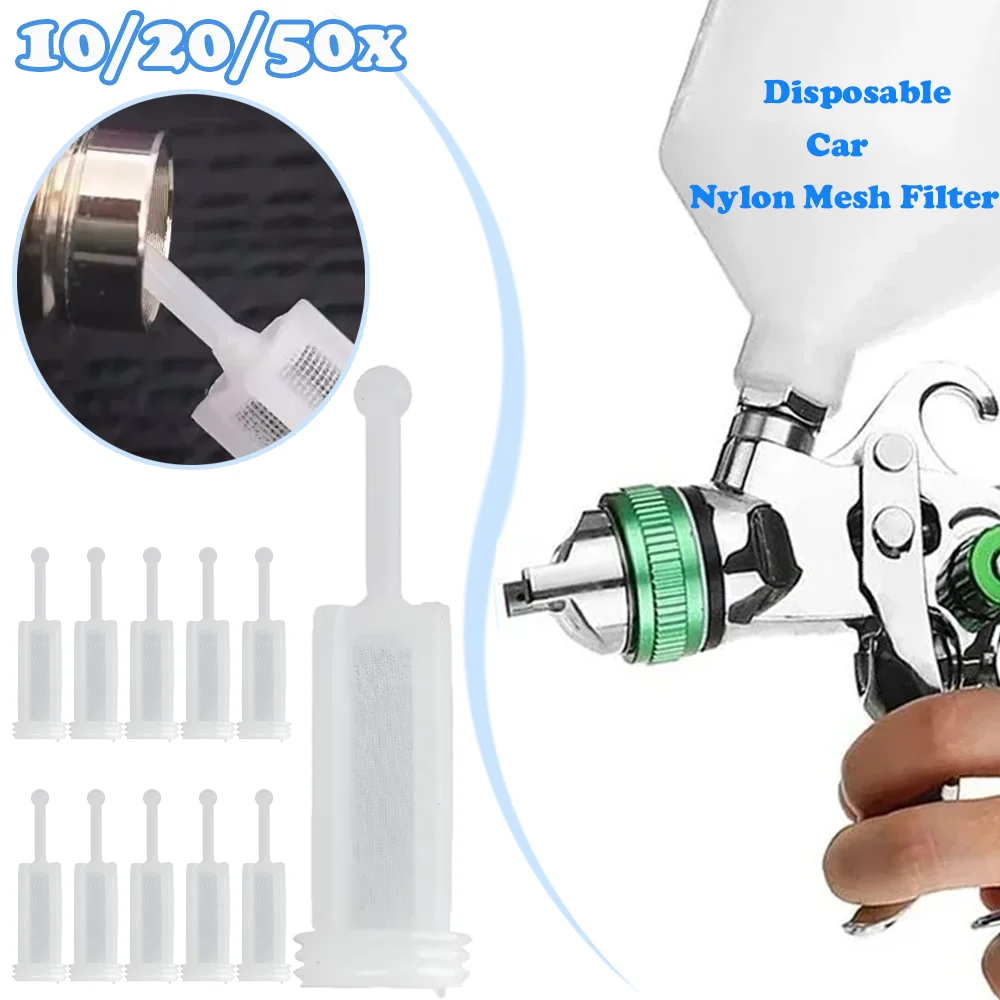 

Car Paint Spray Gun Filter Nylon Mesh Wholesale Universal Disposable Gravity Feed Paints Strainer Auto Paint Tool Accessories