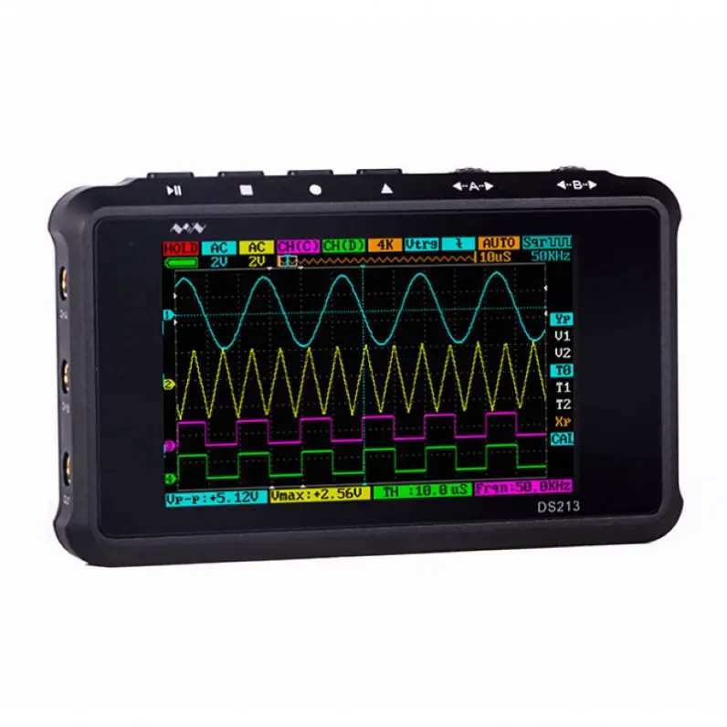 DSO203 upgrade DS213 4 Channel 100MS/s MINI Nano DSO213 Professional Portable Digital Oscilloscope  DSO 213