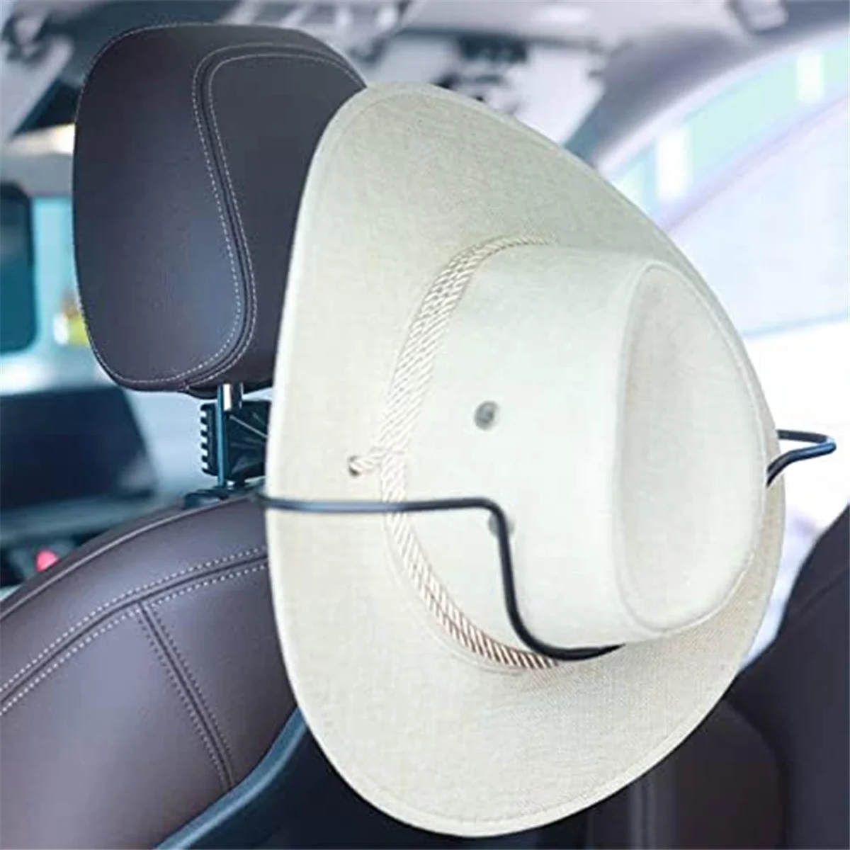 Car Hook, Hat Rack Car Multifunctional Car Headrest Hook, for Truck SUV Hat Rack, Car Clothes Hanger