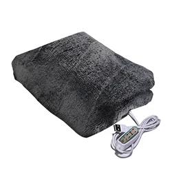 USB Heating Travel Machine Washable For Sofa Bed 3 Levels Portable Electric Blanket Winter Warm Soft Plush Car Shawl Camping