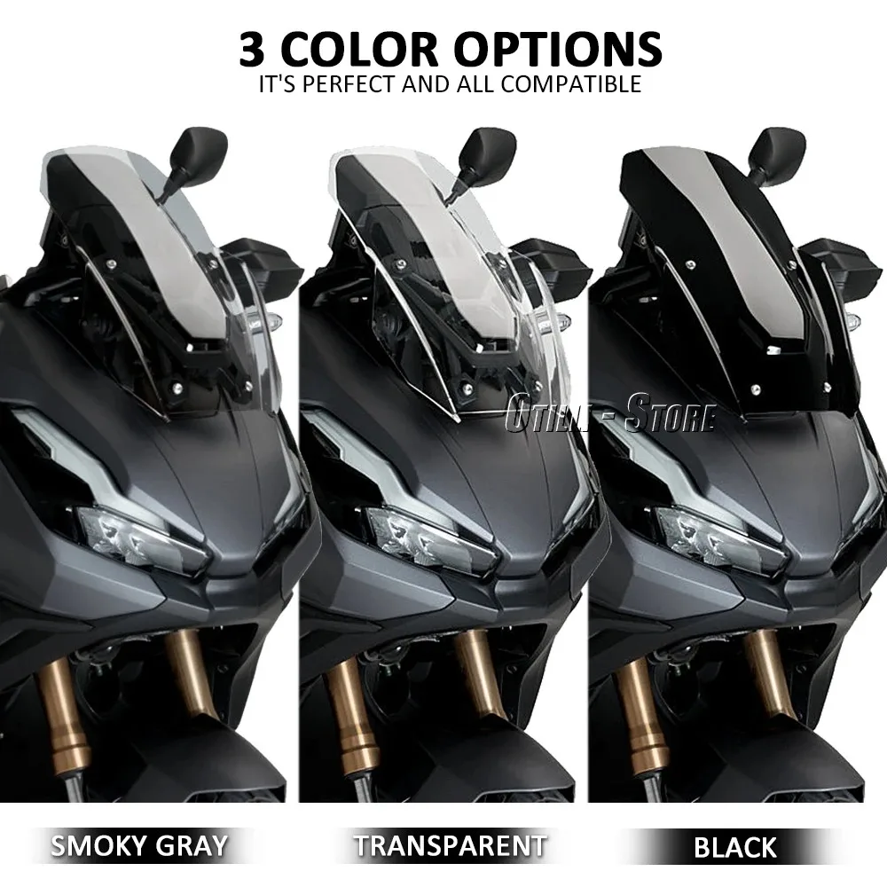 جديد 3 ألوان ملحقات الدراجات النارية الزجاج الأمامي منحرف الرياح لهوندا ADV350 ADV 350 Adv350 2022 2023 2024 2025