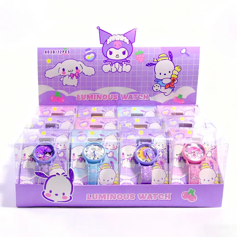 Hello Kitty Kuromi New Cartoon Watch   Student Quartz Watch Gift Set   Birthday and Holiday Gifts view 5