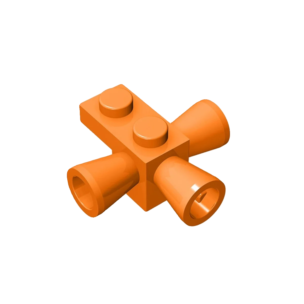 

MOC domestic parts 3963 small particle splicing building block spare parts 1, three sides with horn parts