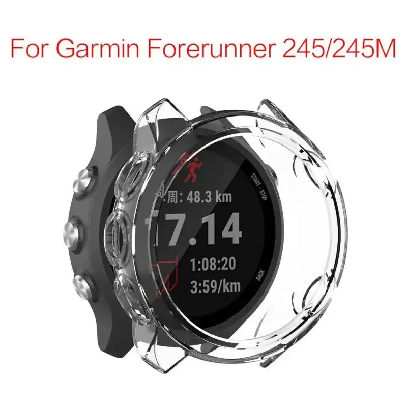 Case Cover for Garmin Forerunner 965 265 265S 245 245M 645 645M Bumper Protective Case Smart Watch Soft TPU Protection Shell