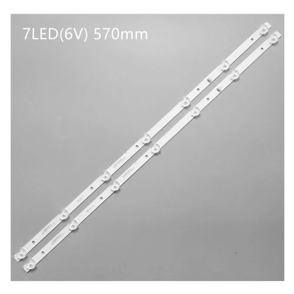 570mm TV Lamps Kit LED Backlight Strips For ORION OLT-32002 LED Bars Bands CC02320D570V02 Rulers CC02320D570V12 CV315PW07S