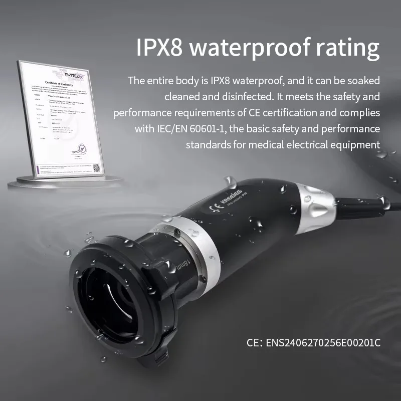 Medical Grade USB Endoscope Camera with C-Mount Coupler for Veterinary ENT Surgery and Clinical Examination for Animal Care