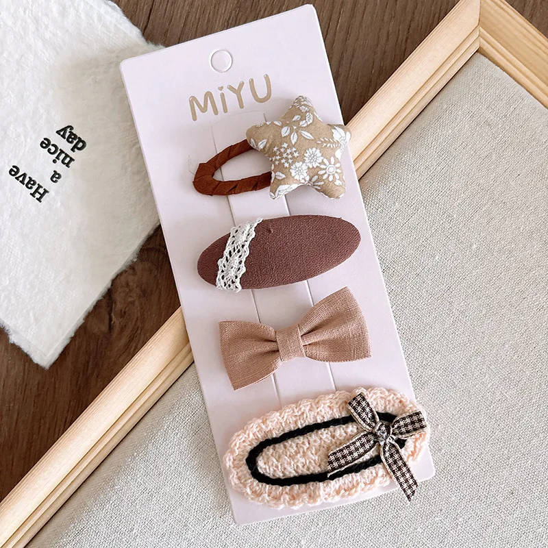 2025 Cute Bow Flower Hairpins Set Women Girls Children Hair Clips Pin Barrettes Accessories Hairclip Headwear Headdress Ornament — zdjęcie 5