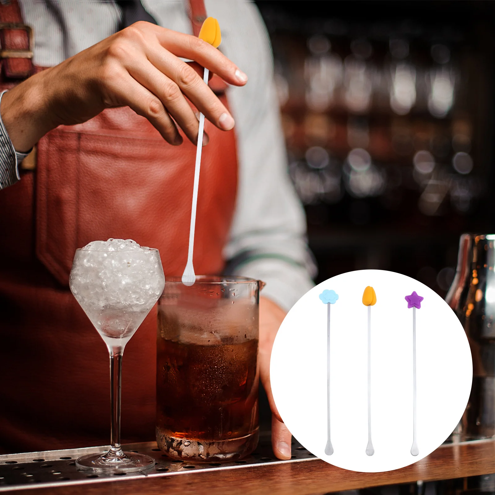 3 قطعة مسحوق الحليب اثارة بار سيليكون خلط عصا لخلاط حليب الطفل المحمولة الفولاذ المقاوم للصدأ اثارة قضيب القهوة المثلجة