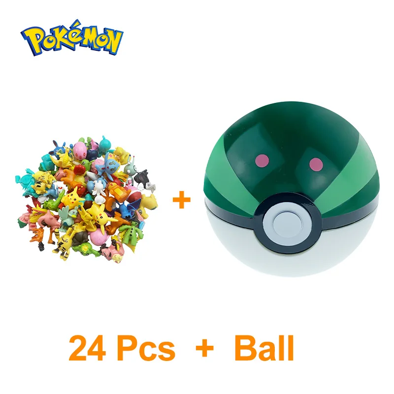 Pokemon Ball Elf Spielzeug Anime Actionfigur PokeBall Tasche Monster leerer Clip n Go Modell Pikachu Pokeball Kind Kind Weihnachten Gif