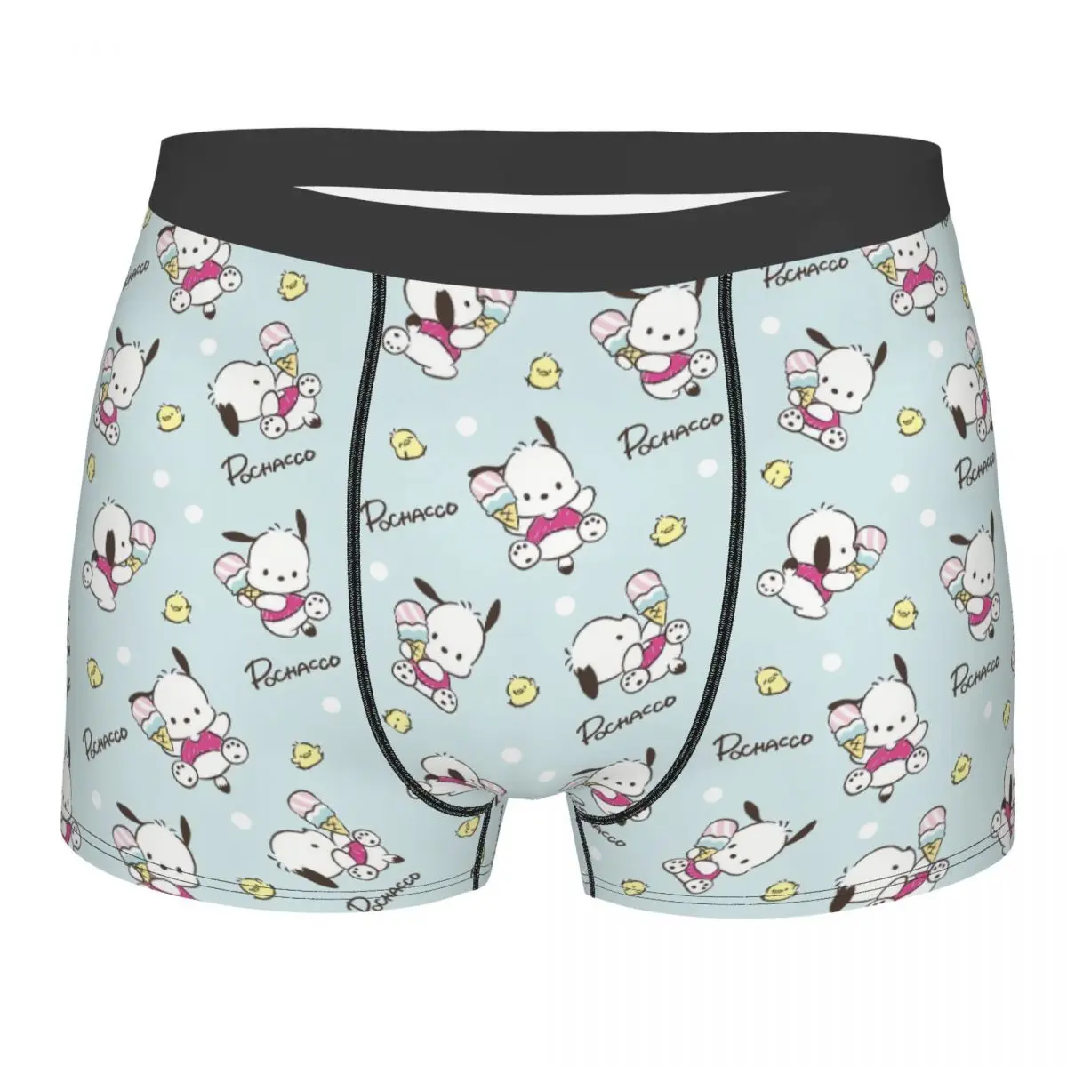 

Custom Male Novelty Pochacco Sanrio Cartoon Underwear Boxer Briefs Stretch Shorts Panties Underpants