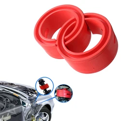 2pcs Car Rubber Shock Absorber Spring Bumper Buffer Power Cushion Spring Suspension Buffer Car Automobile Suspension Buffers Red