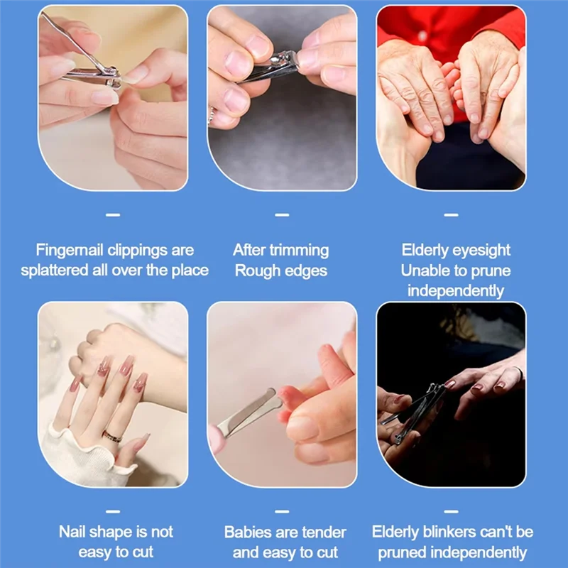 두꺼운 발가락 손톱, 어린이 및 아기 친화적인 전기 가위용 A69M-White 전기 손톱 줄