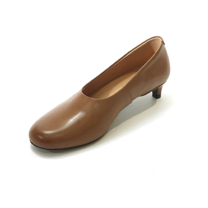 

Heeled Shoes Women's Sexy Mid Heels Shallow Shoes for Woman's Sandals 2026 Spring New Loafers Shoes Elegant Dress Mujer Zapatos