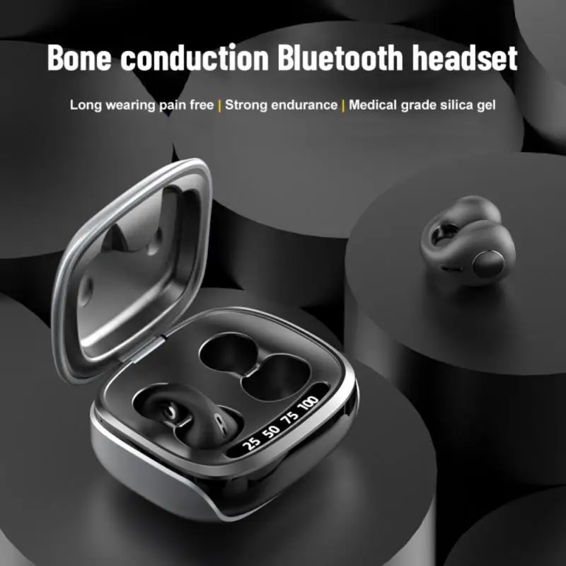 for Samsung GalaxyA12 Motorola E6 Moto G40 HTC Bone Bluetooth Wireless Headphones Open-Ear Sports Stereo MP3 Waterproof Headsets