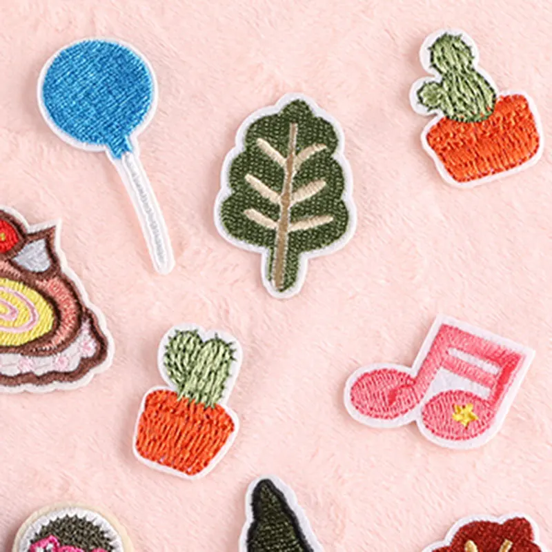 18 Stück süße Eisen-Patches für Kleidung, Kinder, aufgenäht, große Aufkleber-Packung, kleine bestickte Jacken, DIY-Stoffe, Outdoor-Lot, Hut, Mochila – Detail 4