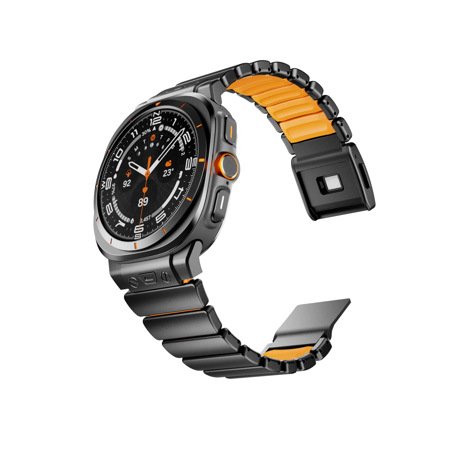 Luxury Titanium Band for Samsung Watch Ultra 2025 2024 47MM Width Metal Strap for Galaxy Watch 8 40 44MM Classic 46MM Watchband
