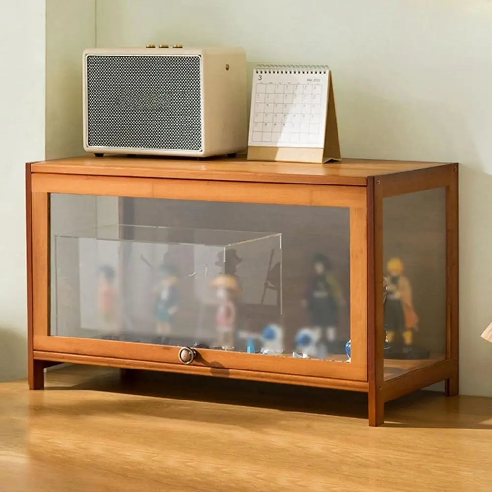 Acrylic Glass Curio Cabinet - 27.55x12.59x15.74 Tawny Display Shelf