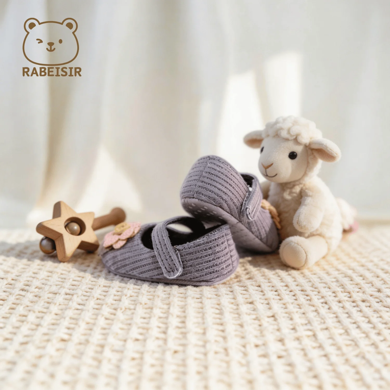 Baby-Stufen-Schuhe für Babys, erstes Paar Kleinkind-Schuhe, Babyschuhe, atmungsaktiv, rutschfest, modische Mädchen-Schuhe im Prinzessinnen-Stil – Detail 25