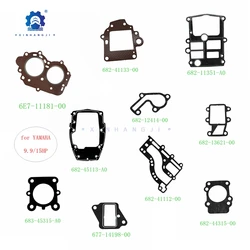 Power Head Gasket Collection For yamaha Outboard Motor 2 or 4-Stroke, 9.9 / 15 HP Manufacturing Factory Supply