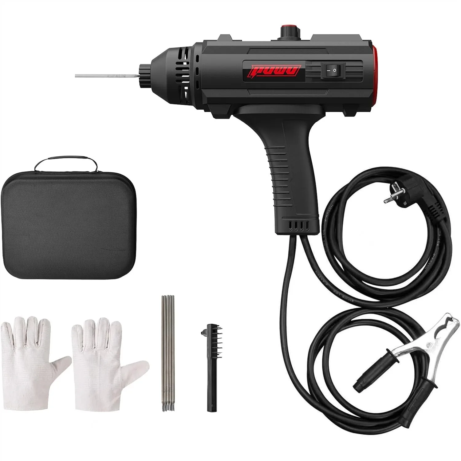 

Portable Handheld Welding Machine 110V IGBT Inverter Welder 20-120A ARC Stick Welder Hot Start Anti-Stick for 3/32"-1/8" Welding