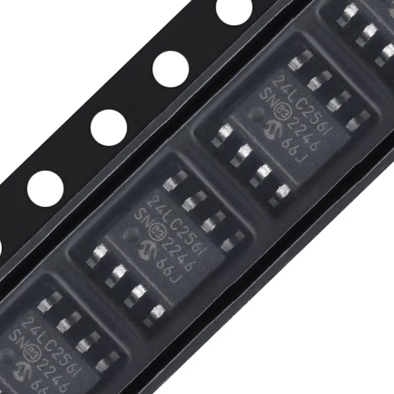 

30 Pieces of Brand New Original 24Lc256T-I/Sn with Marking 24Lc256I, Soic-8 Package, 256Kb I2C Compatible Dual-Line Serial Eeprom Chip