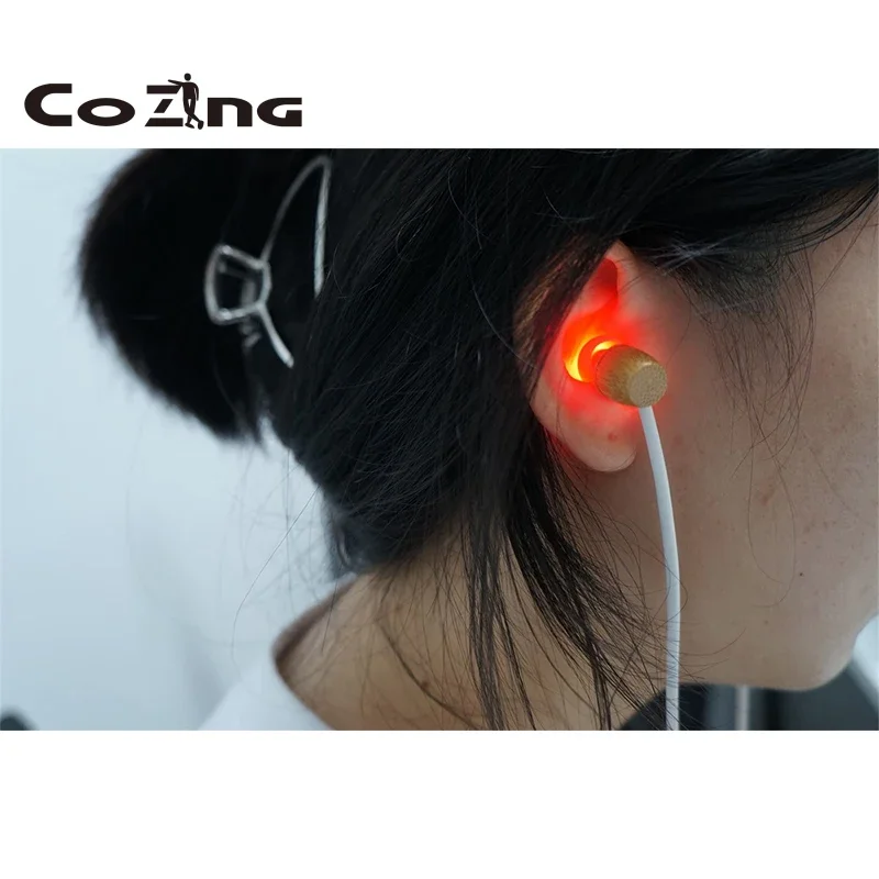 Ear Disease Physiotherapy Equipment LLLT 650nm Low Lever Laser Therapy for Tinnitus Tympanitis Otitis