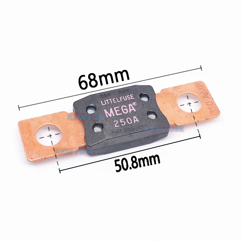 

Littelfuse 0298/MEGA/298 Series Bolt-on Blade Fuse 225A 250A 32V SLO-BLO 0298225.ZXEH 0298250.ZXEH Automotive Flat Type Fuse