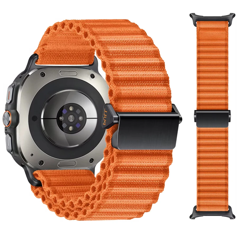 

Нейлоновый ремешок для Samsung Galaxy Watch Ultra (2025) 47 мм, дышащий спортивный сменный браслет, аксессуары для браслета Galaxy Ultra