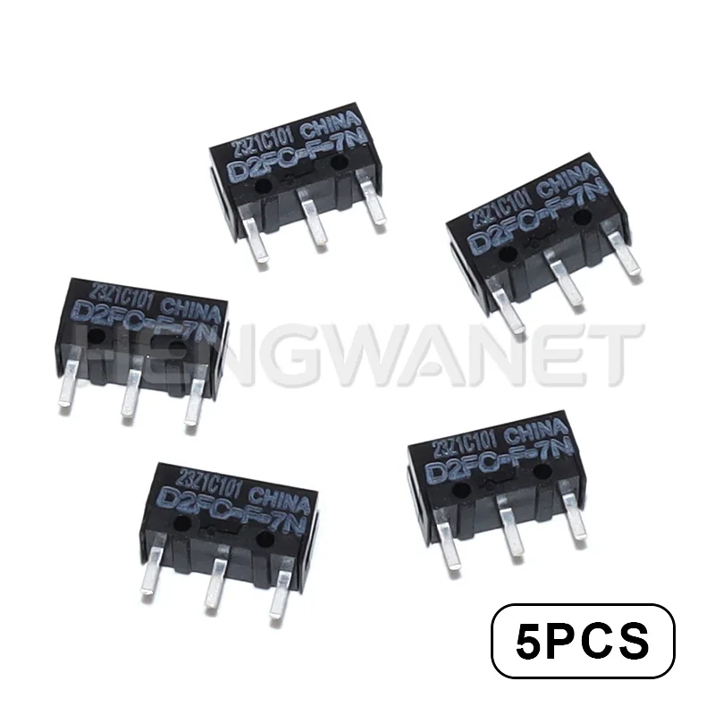 5PCS D2FC-F-7N New Authentic Mouse Micro Switch Mouse Button Fretting D2FC-E-7N D2FC