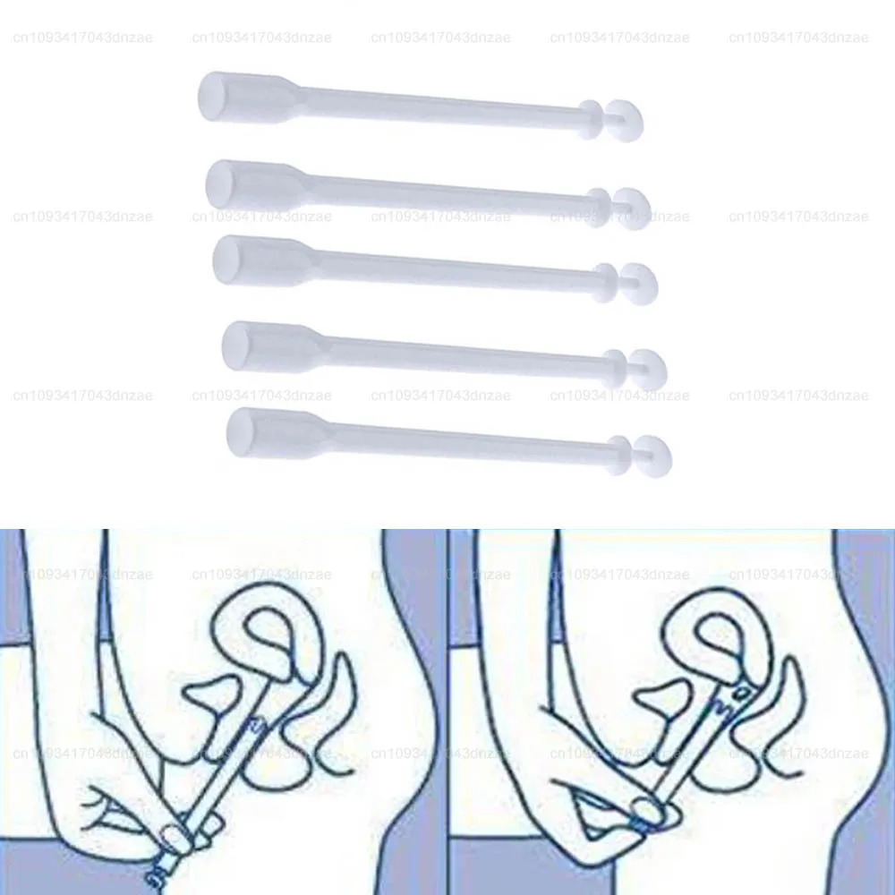 5Pcs/set Vaginal Applicator Lubricant Injector Syringe Disposable Anal Nasal Cavity Applicator Launcher Butt Plug Health Care