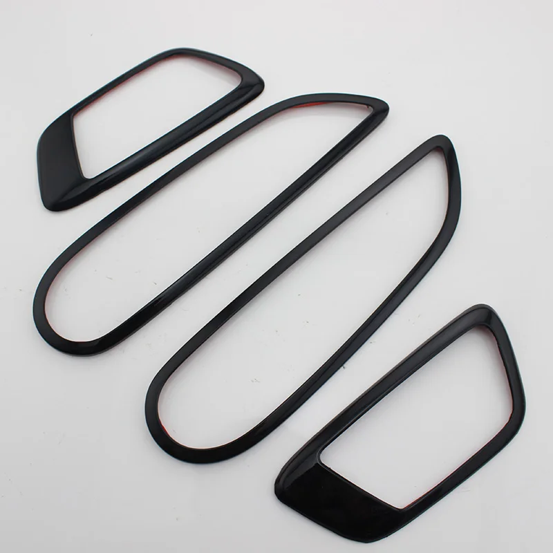 My Good Car Abs Chrome Inner Trim Door Hand Clasping Decorative Ring Sticker for Ford Ecosport Fiesta MK7 Auto Accessories