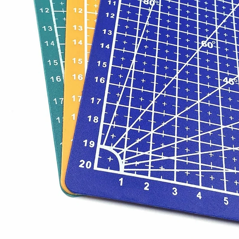 3Pcs A4 Cutting Mat Pad Patchwork Cut Pad Patchwork Tools Diy Tool Cutting Board Double-Sided Self Healing Cutting Pad