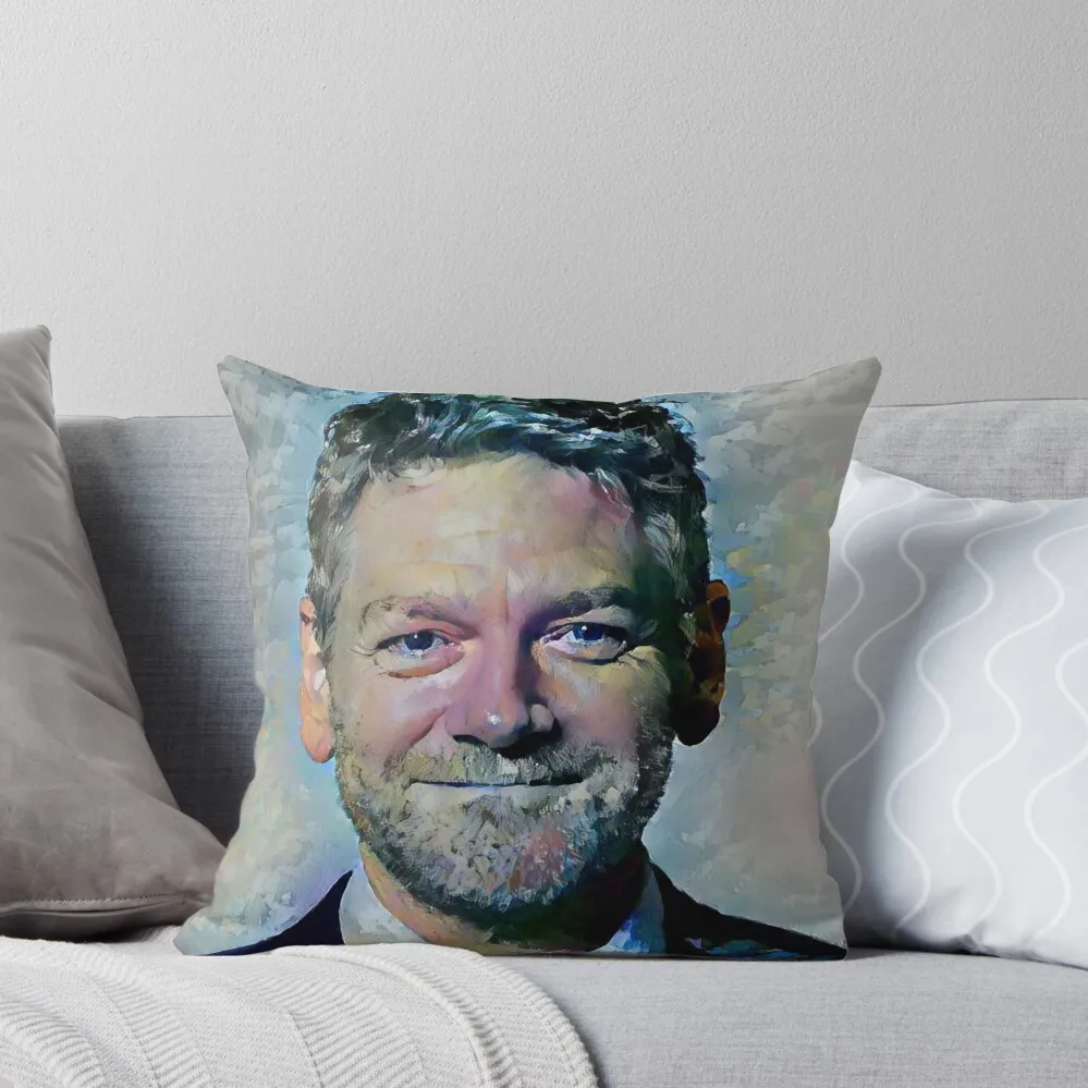 

Kenneth Branagh Portrait Throw Pillow Throw Pillow Ornamental Pillow