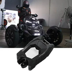 Accesorios funda con soporte de carcasa de llave negra soporte de cubierta de llave de encendido en carretera Compatible con Can Am para Ryker 600 900 Sport Rally