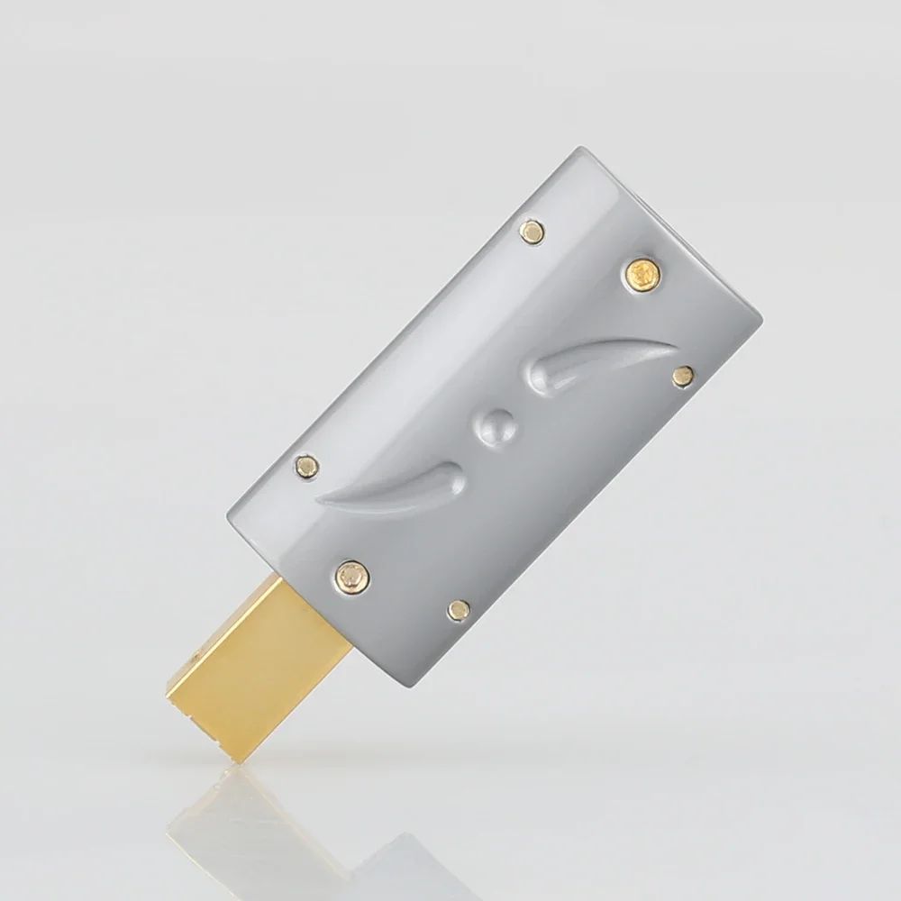 Viborg HI-END 24K مطلية بالذهب USB 2.0 a إلى B موصل عالي الجودة لتقوم بها بنفسك كابل USB Hi-Fi لنقل الصوت والبيانات