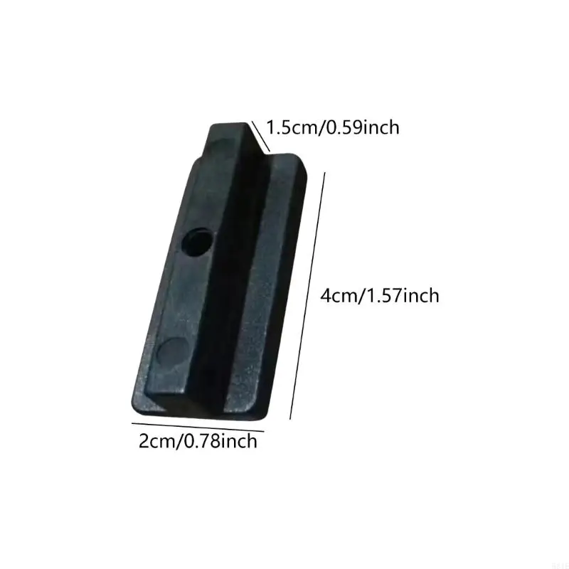 581e 100pocies pratici clip da 6 mm a clip robusti fissaggio in plastica per terrazze a bordo del ponte comprende viti e