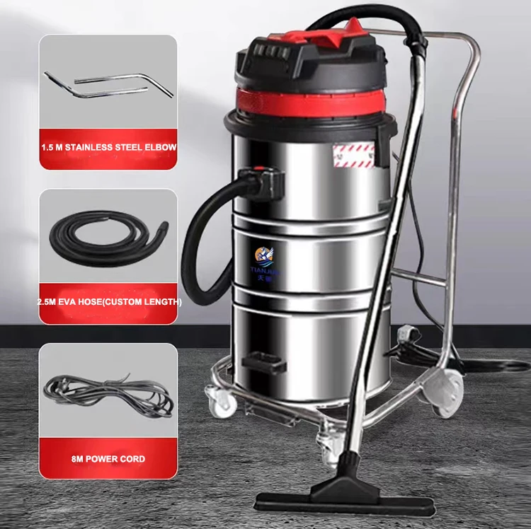 CleanHorse A2 High Quality Electric Steel Industrial Dry Vacuum Cleaner for Metal